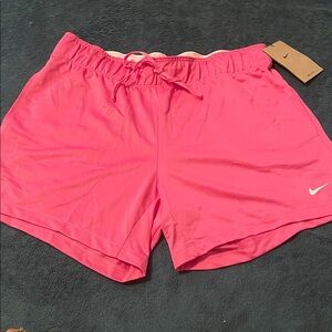 Nike Women's Bright Pink Athletic Shorts